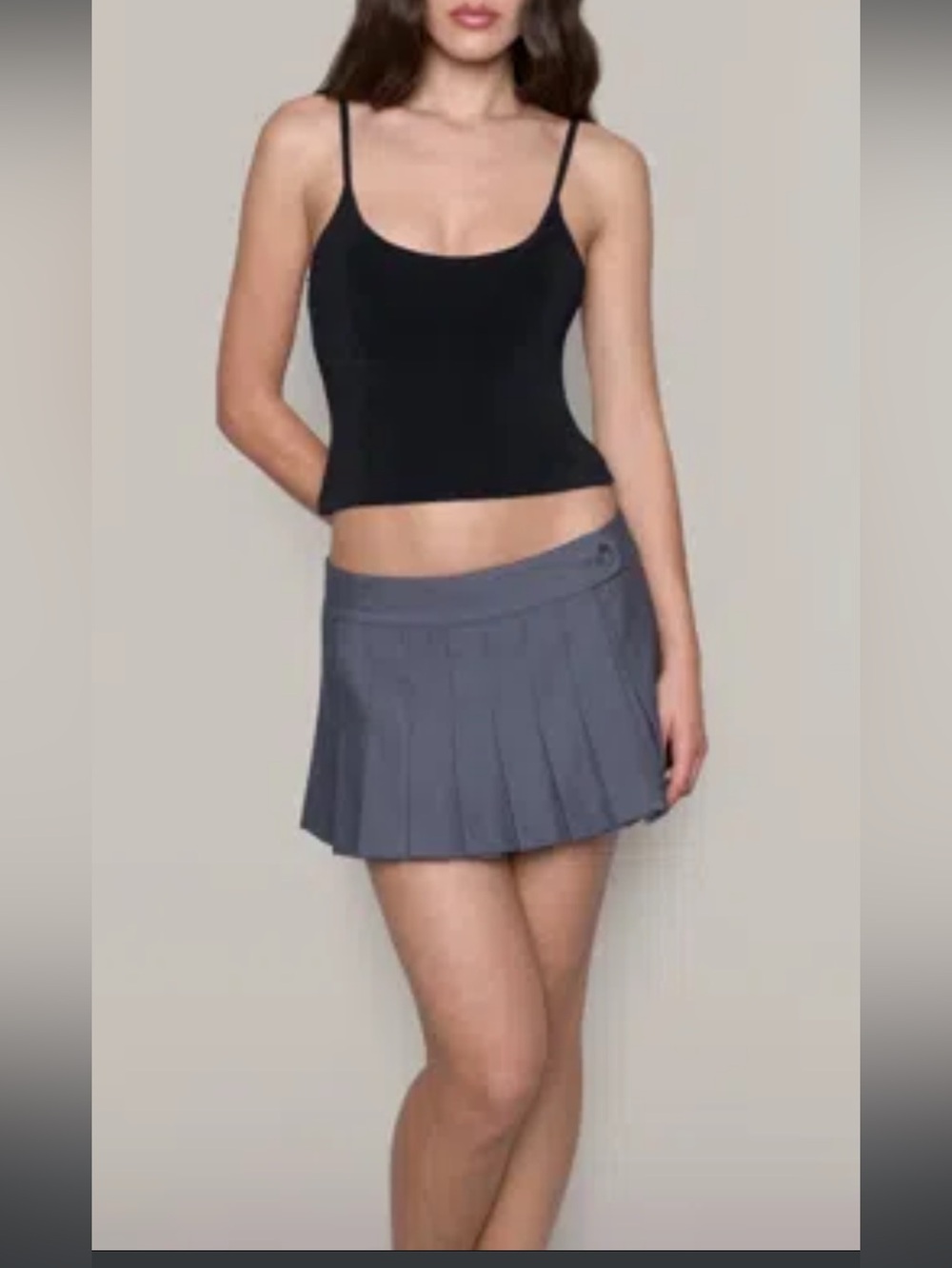 GUIZIO Lyneth Pleated Miniskirt